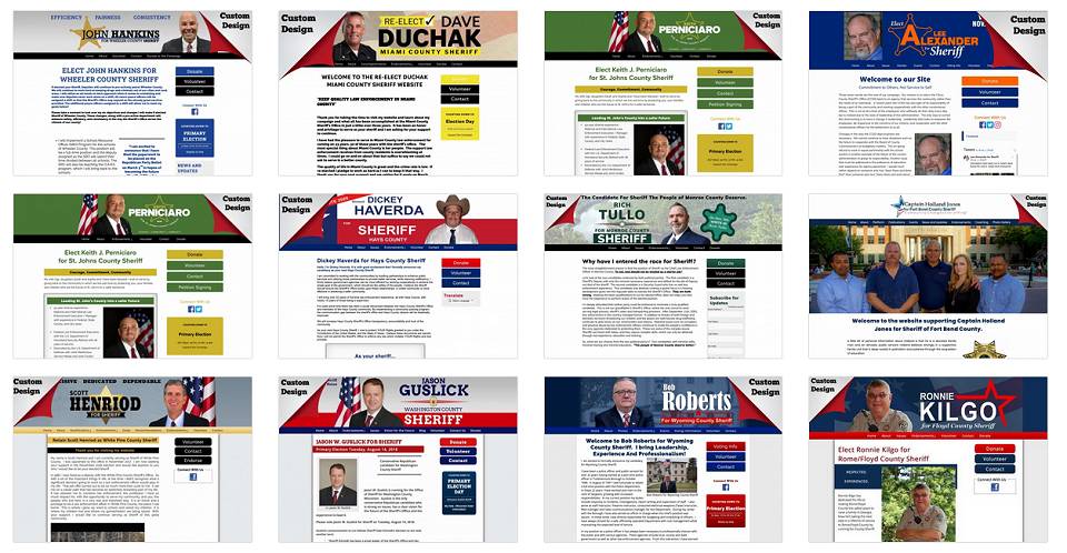 sheriff campaign websites designs